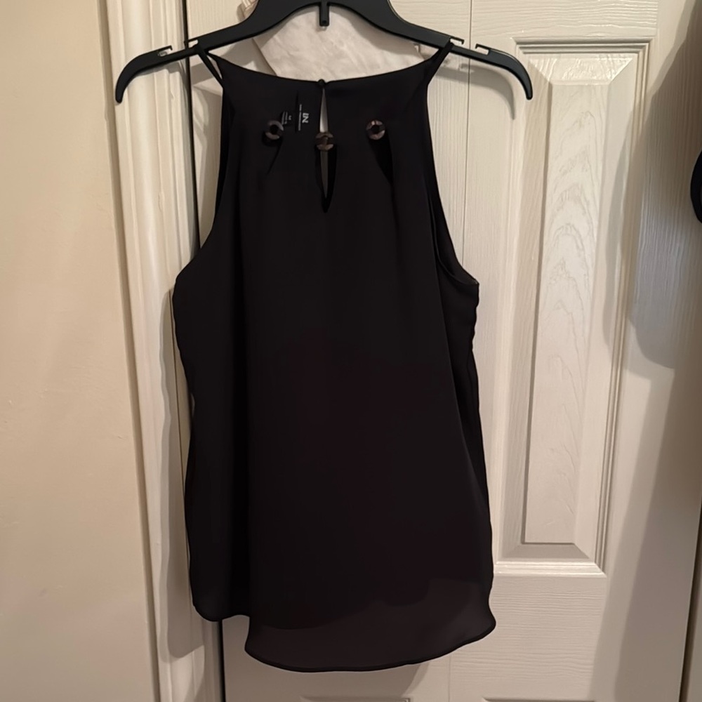 Elegant Black Sleeveless Top